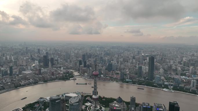 4K原素材-上海陆家嘴地标，东方明珠