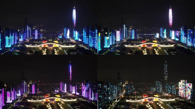深圳市民中心无人机表演