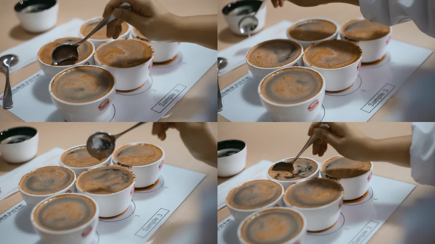 乡村振兴农业科技视频咖啡冲泡汤色检测