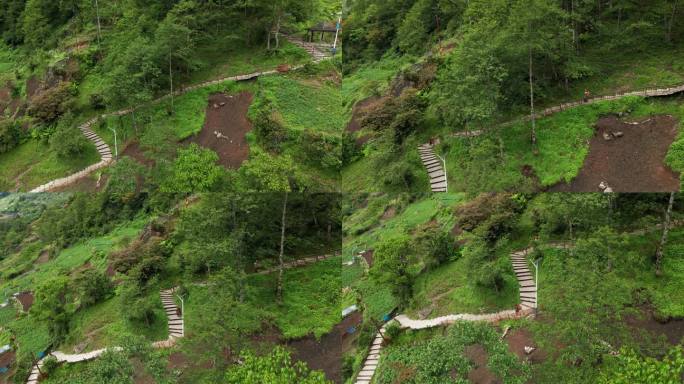 藏区走出大山的盘山小路