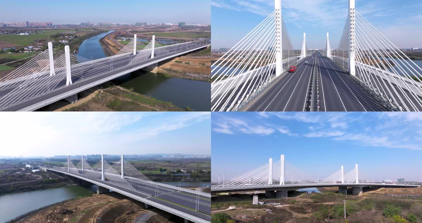 滁州市滁州大桥航拍地标
