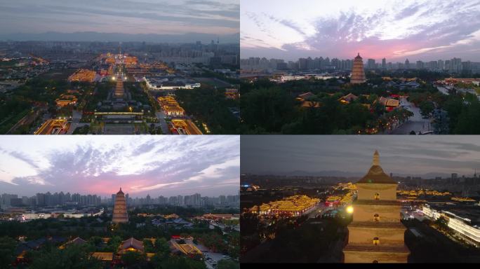 西安大雁塔夜景