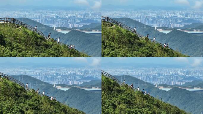 深圳梧桐山鹏城第一峰深圳市内大景