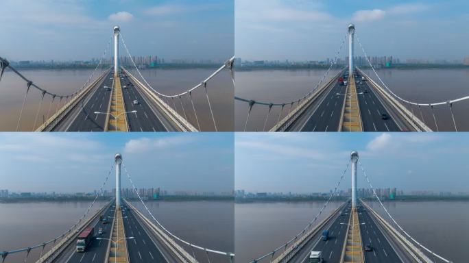 江东大桥对称中轴线延时