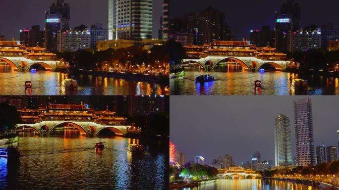 成都 九眼桥 安顺廊桥 夜景