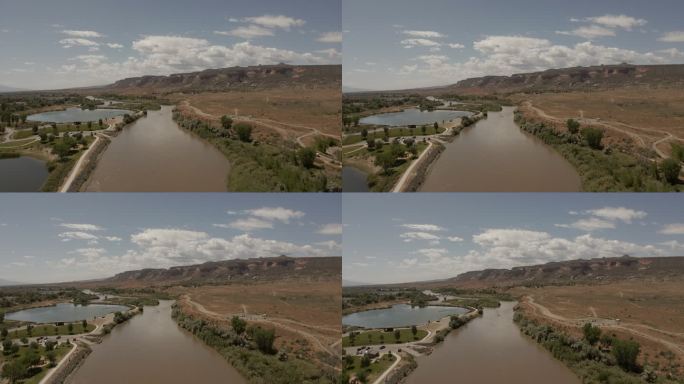科罗拉多州夏季景色和水上娱乐活动视频系列