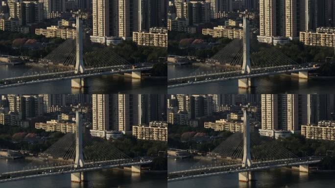 广州海印大桥日落