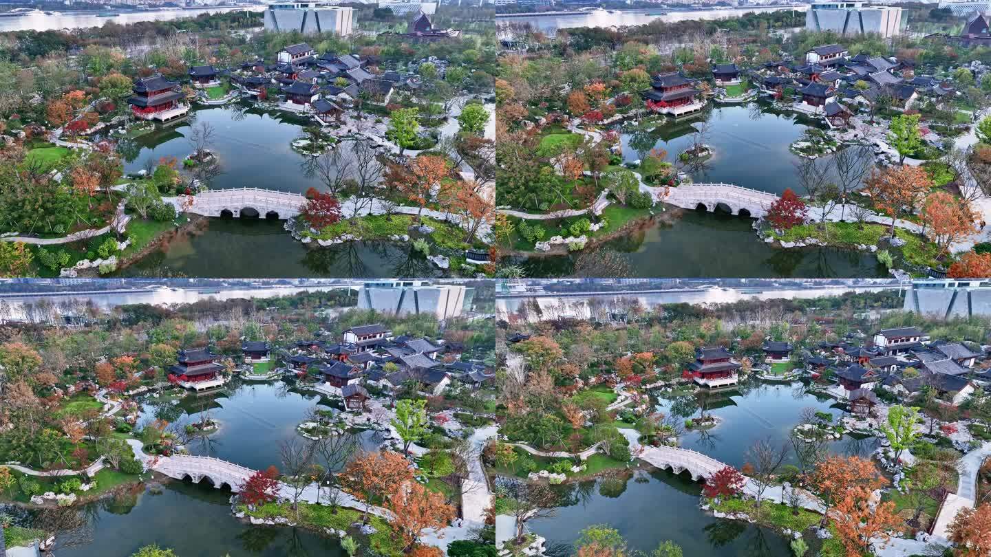 上海世博文化公园 申园秋景 上海园林