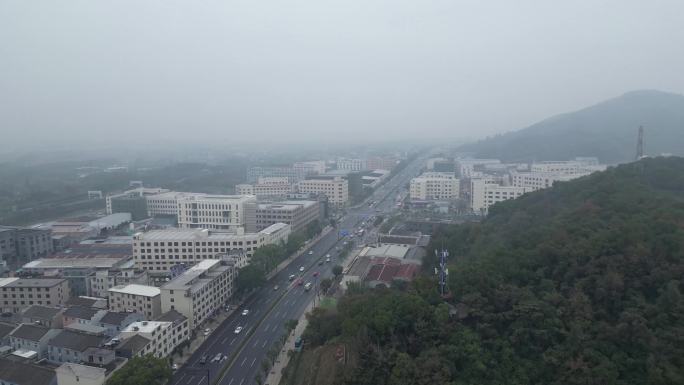 航拍浙江宁波宁海社区