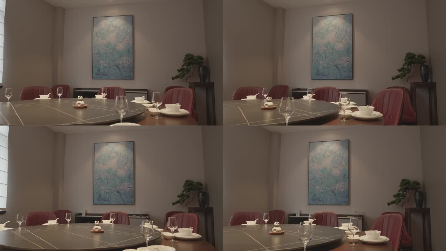 优雅上流 环境优美的饭店餐馆 灰片