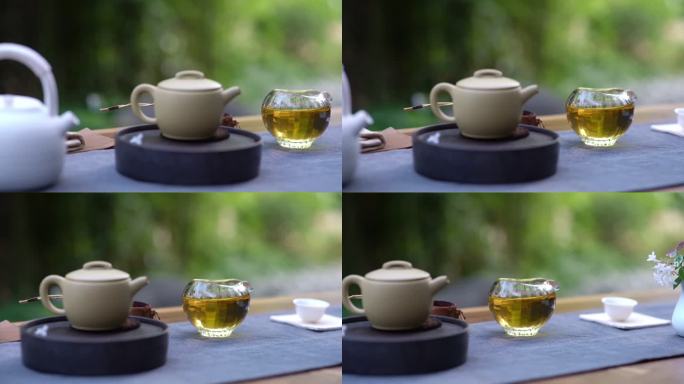 实时/中国茶道茶艺茶具茶具展示