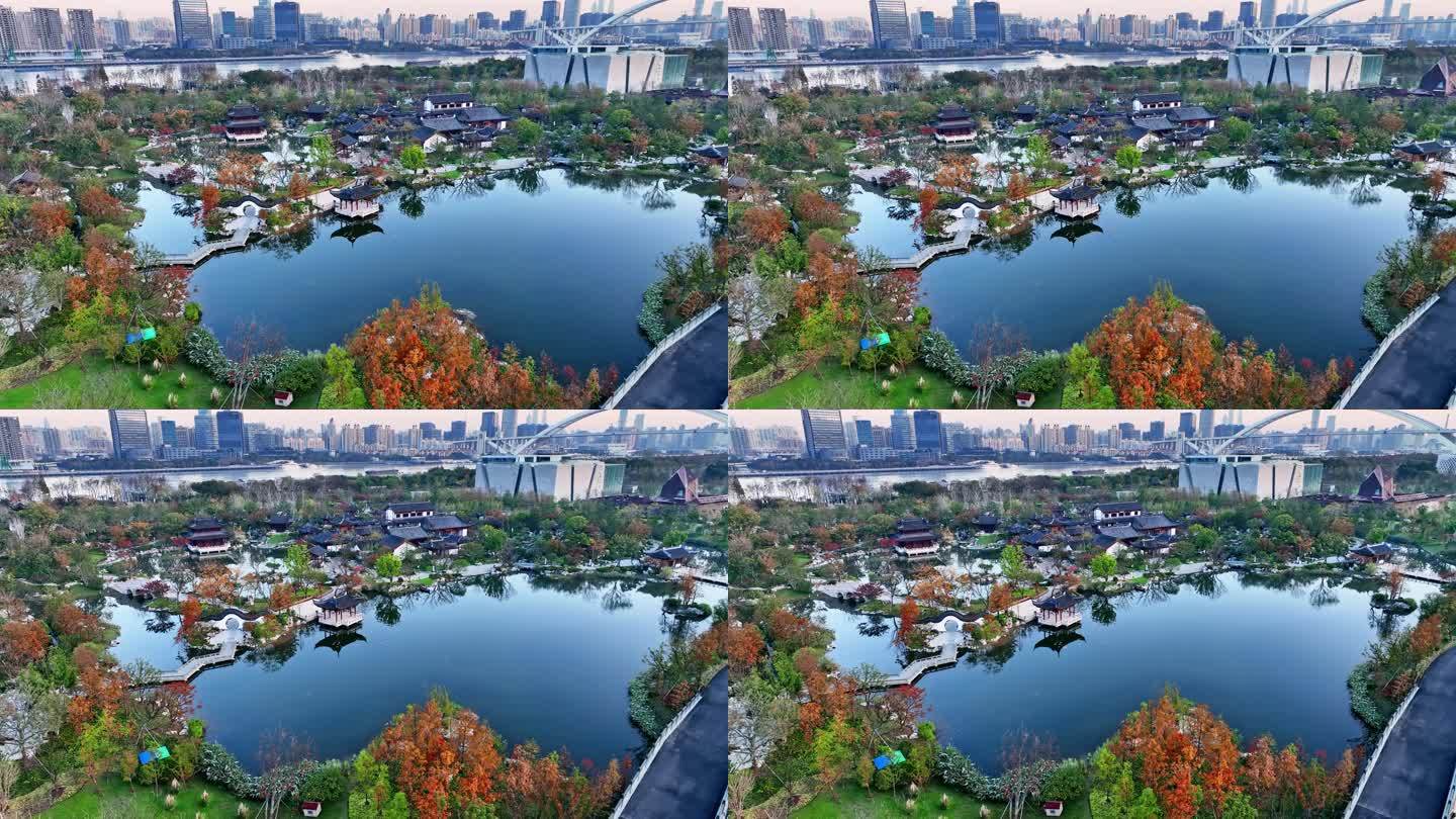 上海世博文化公园 申园秋景 上海园林