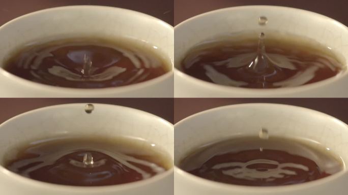 茶慢镜头滴水
