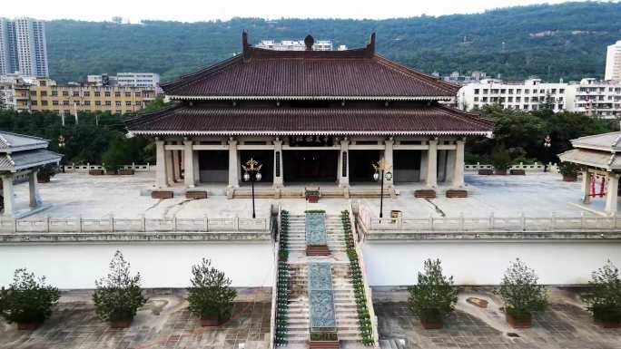 宝鸡炎帝祠航拍大景