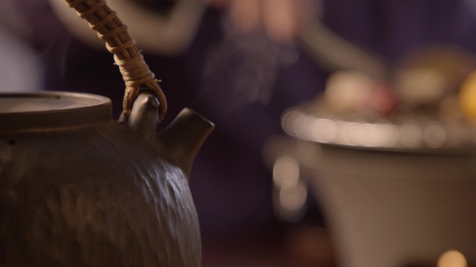 围炉煮茶烤水果镜头2