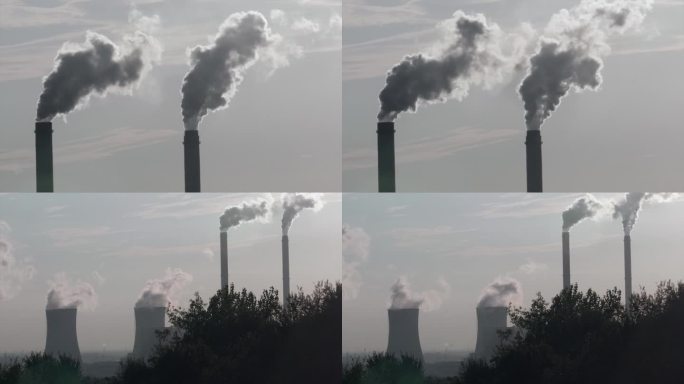 烟囱烟尘大气污染