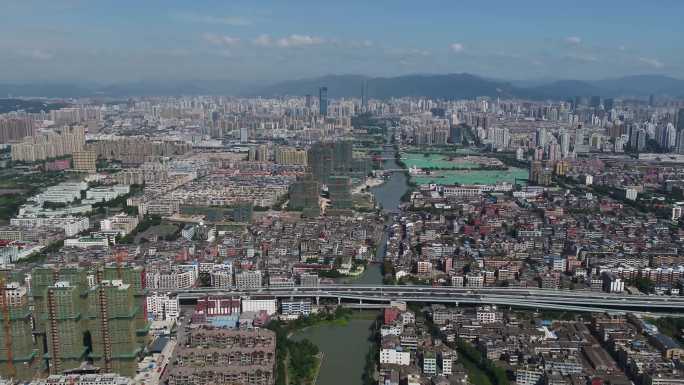 温州温瑞塘河 瓯海大道 梧田老街原貌