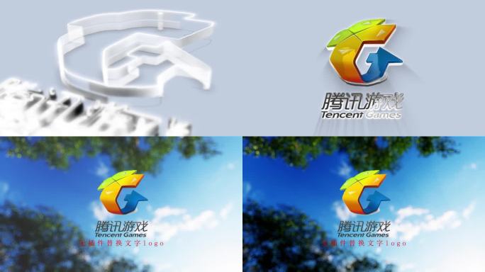 logo描边ae模板展示动画（无插件）