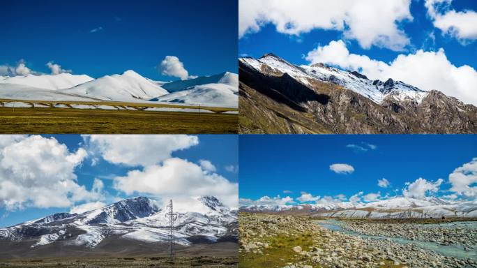 西藏雪山  延时拍摄