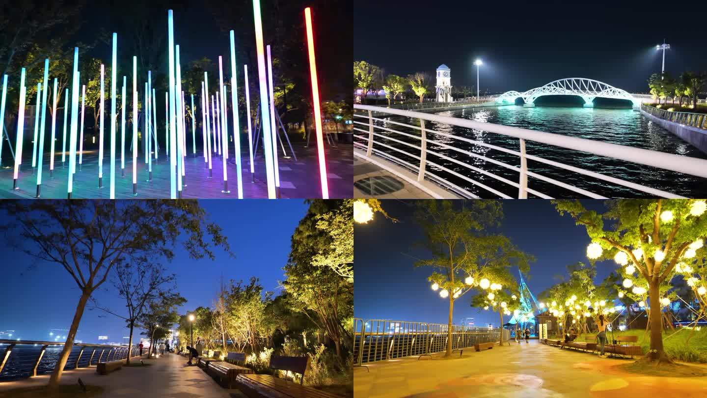 公园灯带城市亮化