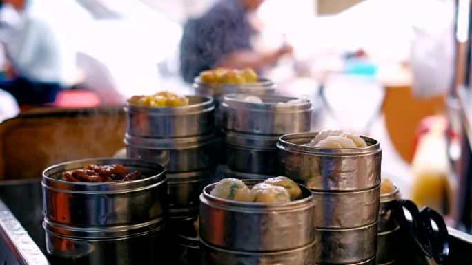 马来西亚槟城的中国清蒸汤圆