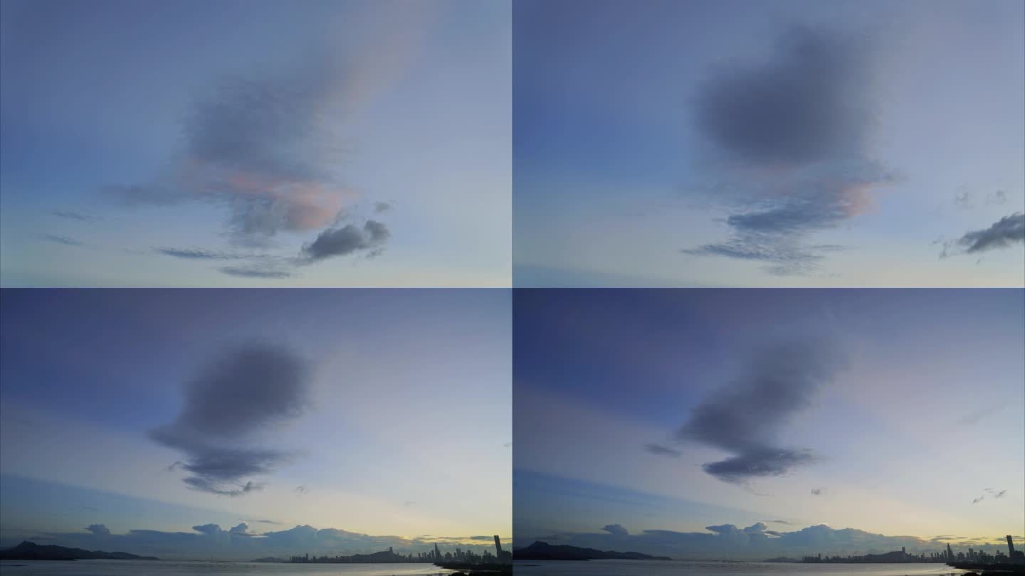 云朵的形成 云朵的变幻 变化的天空 多变