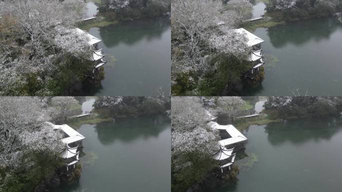 杭州西湖浴鹄湾冬季景观