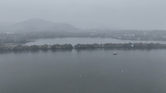 西湖雪景