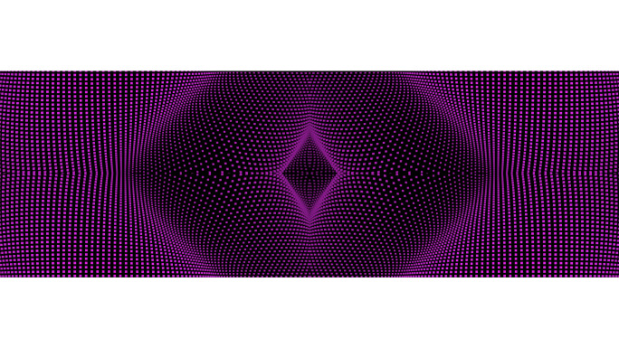 【宽屏时尚背景】粉紫炫酷矩阵方点立体图形
