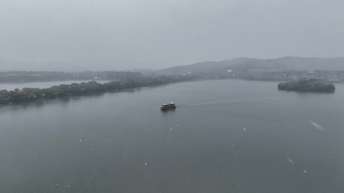 西湖雪景