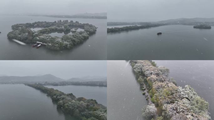 西湖雪景