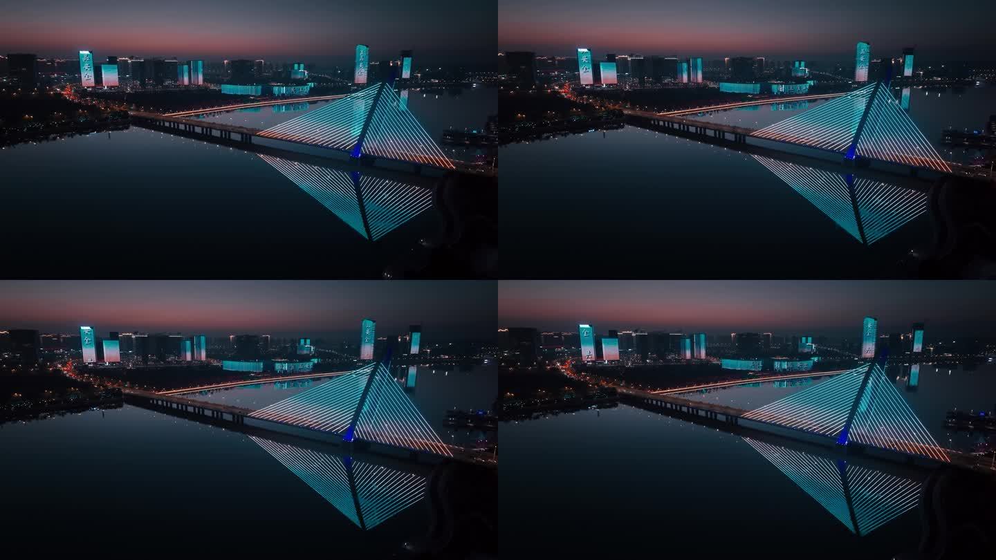西安夜景彩虹桥