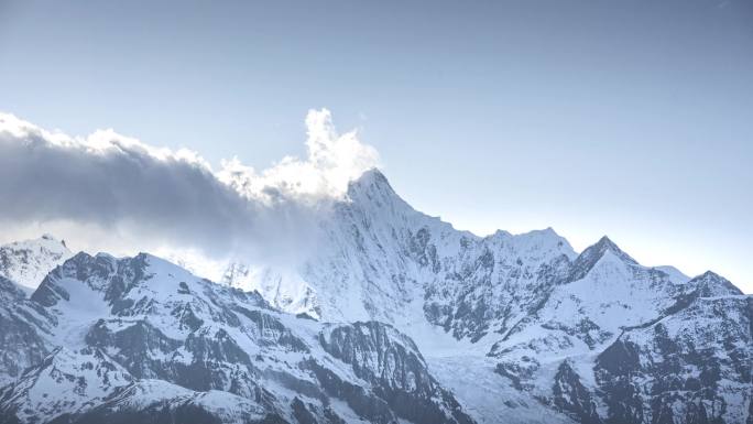 梅里雪山延时视频