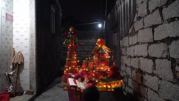 潮汕中秋节拜神习俗素材