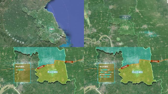 区位地图定制江苏省泰州市姜堰区灌区分析