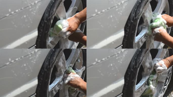 汽车轮胎清洗洗车店洗车设备智能洗车