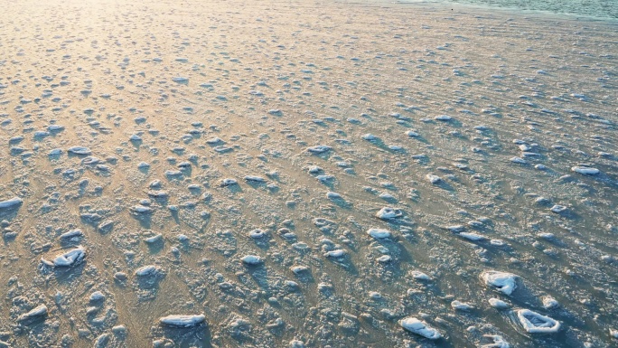 大连冬季海冰