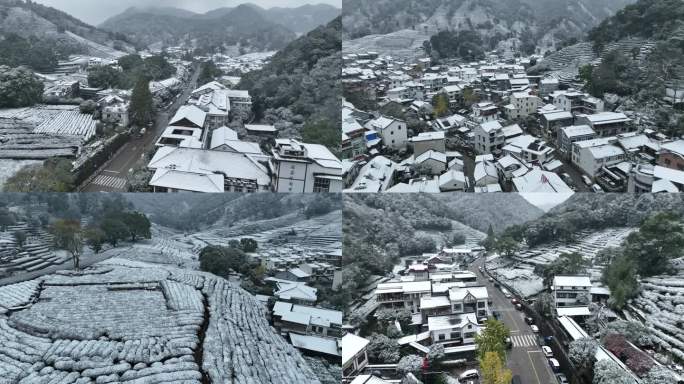 杭州梅家坞雪景