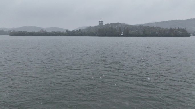 西湖雪景