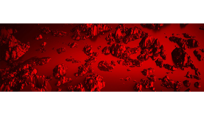 【宽屏时尚背景】红黑旋转世界山形地貌虚拟
