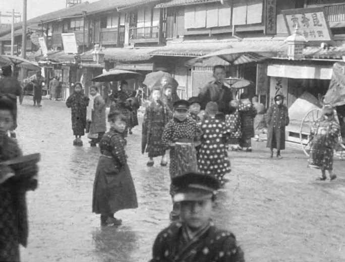 二十年代日本租界街景