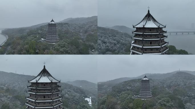 杭州六和塔雪景