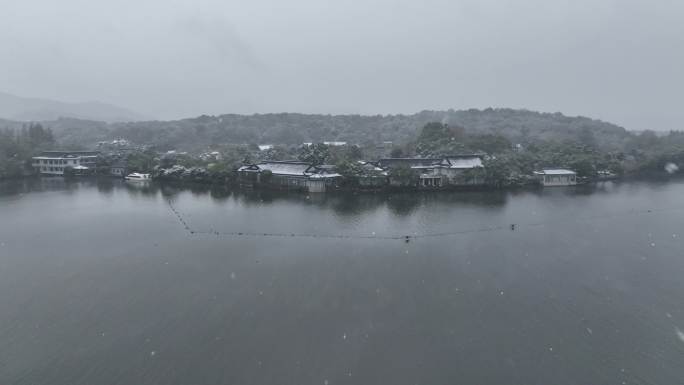 西湖雪景