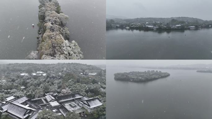 西湖雪景