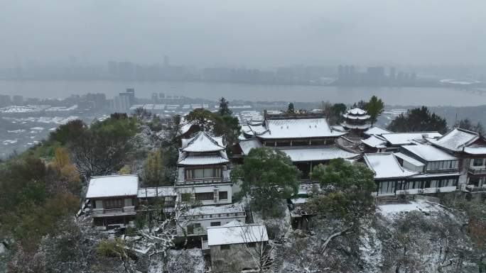 杭州玉皇山雪景