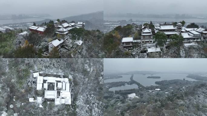 杭州玉皇山雪景