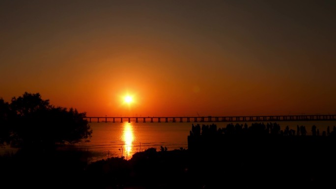 西湾红树林 海边日落 黄昏延时
