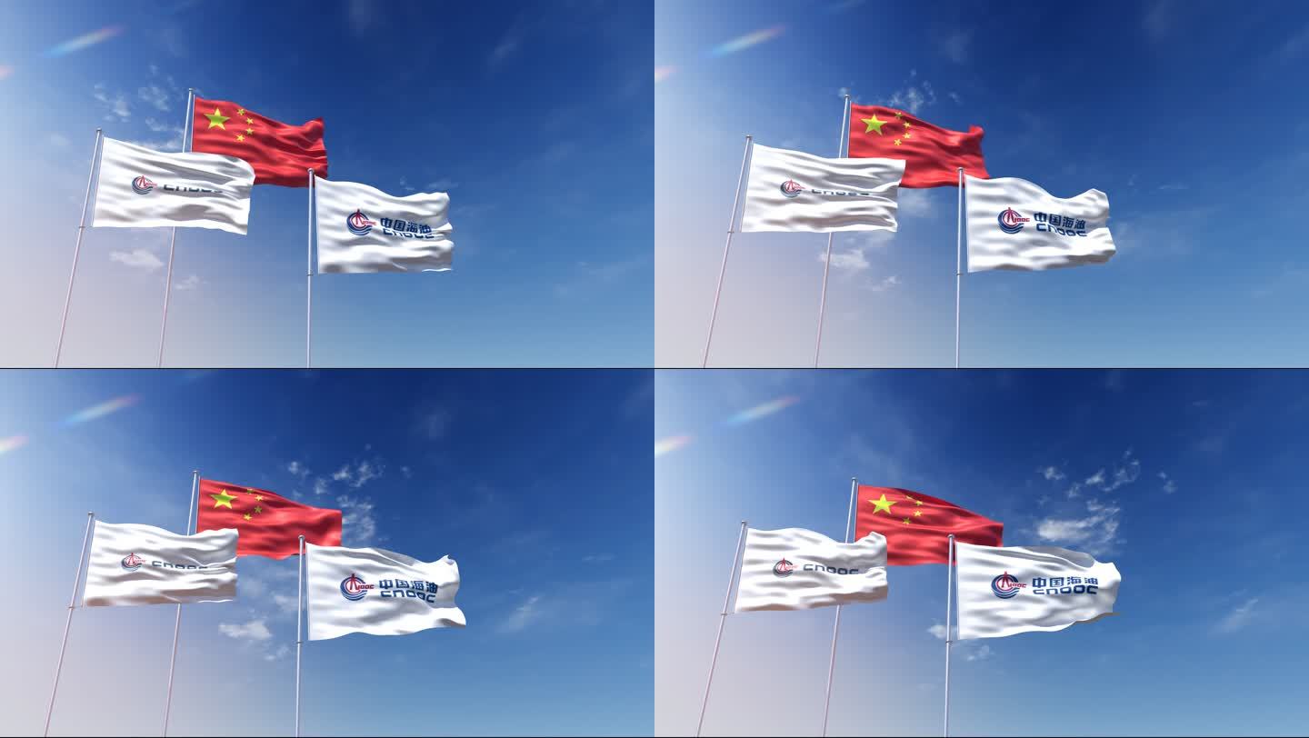 中海油旗帜