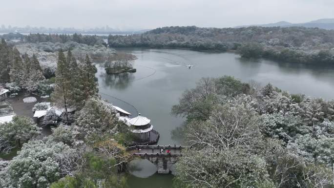 西湖雪景