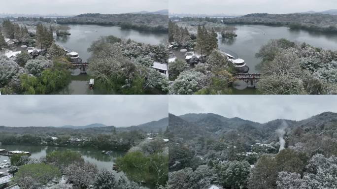 西湖雪景